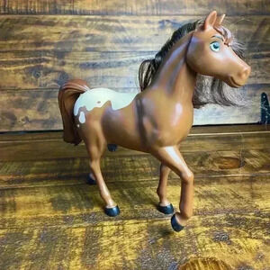Spirit Untamed Herd Horse 8" Moving Head Appaloosa Pinto Mattel 2020